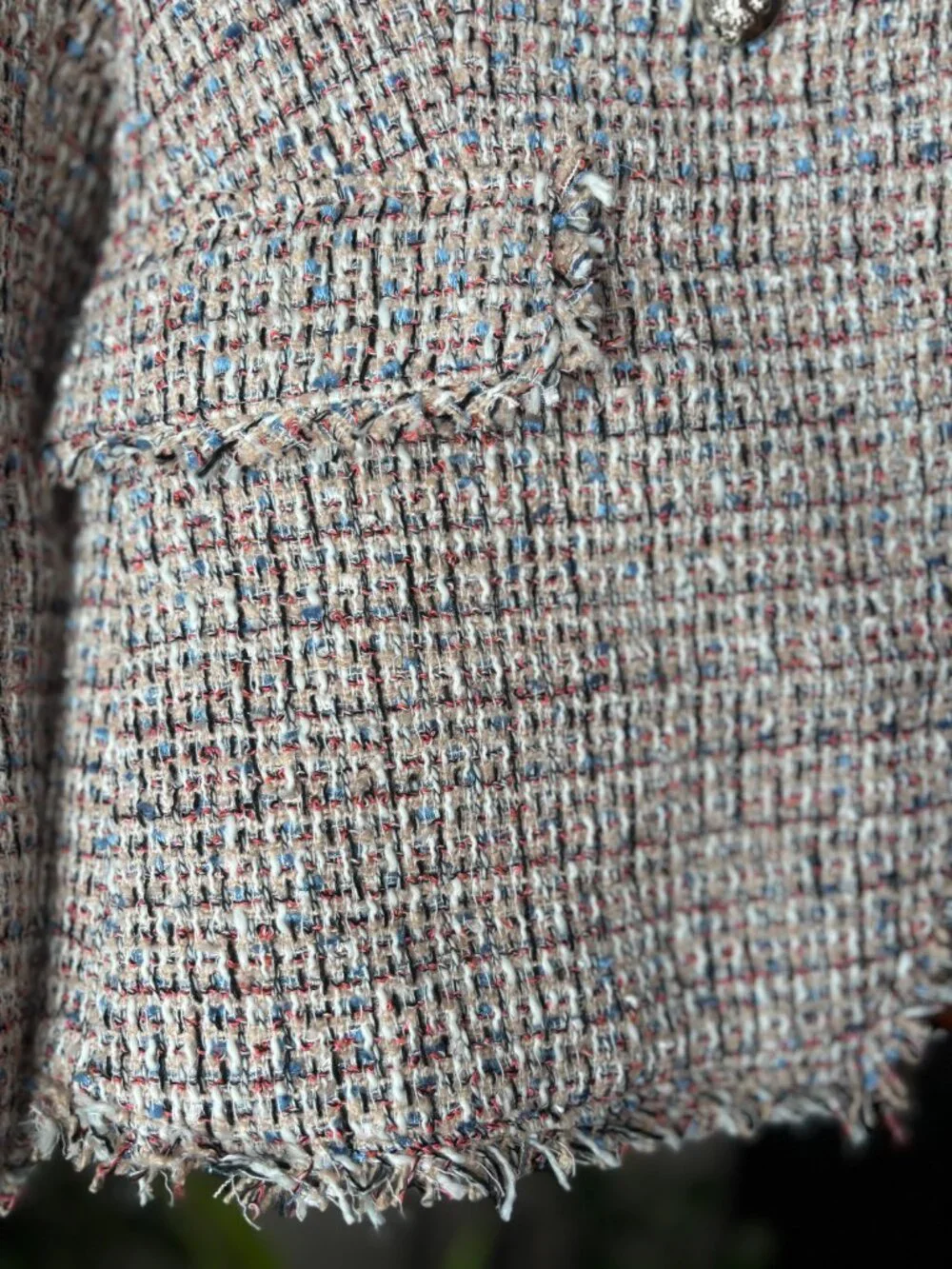 White House Black Market Tweed Studio Blazer – Multi-Color – Size 8